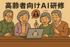 石川県のIT講師が語る―高齢者こそ生成AIスキル研修が必要な理由