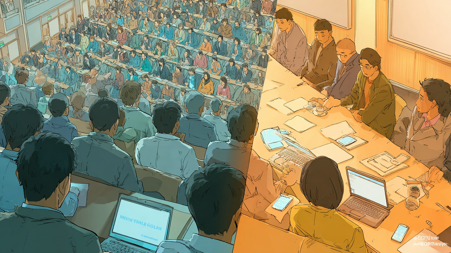 大勢で聞く生成AI・DXセミナー、本当に身につくのは『知識』か?『実践力』か?