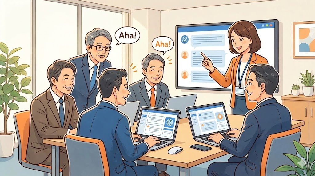 富山開催予定｜生成AIを全社成果につなげる「役員研修」の中身。経営層の合意形成に必要な3つの論点とは