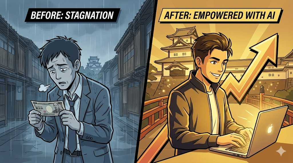 【禁断の試算】「10万円の給付金」vs「生成AIスキル」。貧困を脱出させるのはどっちだ?フェルミ推定が弾き出した年収+17万円の真実