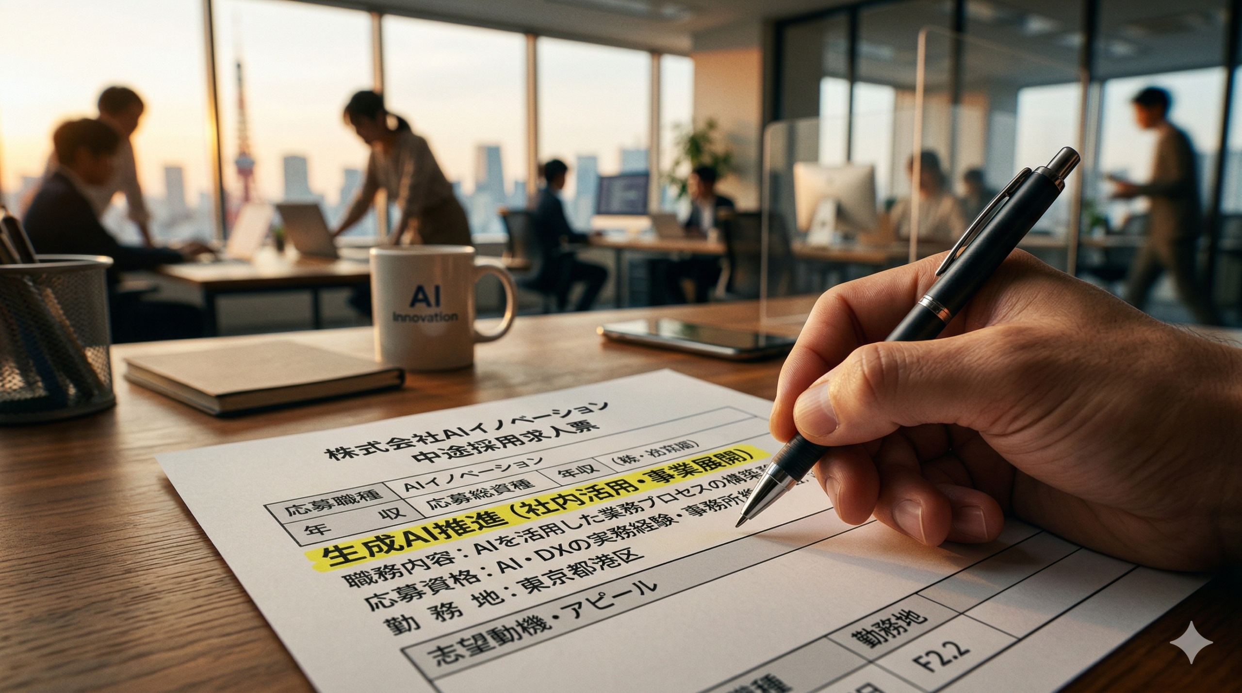 【石川の経営者へ】生成AI時代の採用戦略、最初の一手は「求人票の一行」である